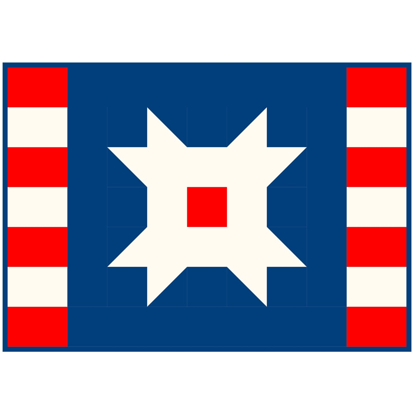 Patriotic Placemats Pattern SP-224 - Paper Pattern