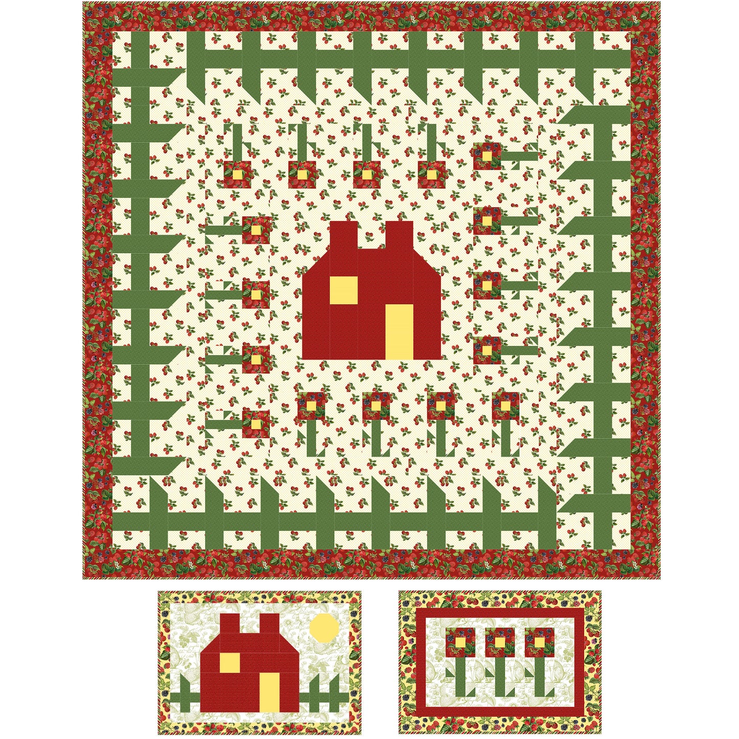 Picnic Time Quilt and Placemats Pattern SP-225 - Paper Pattern