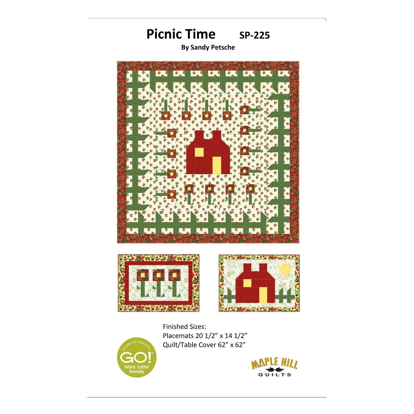 Picnic Time Quilt and Placemats Pattern SP-225 - Paper Pattern