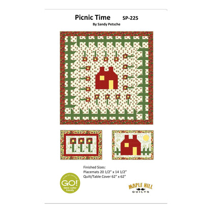 Picnic Time Quilt and Placemats Pattern SP-225 - Paper Pattern