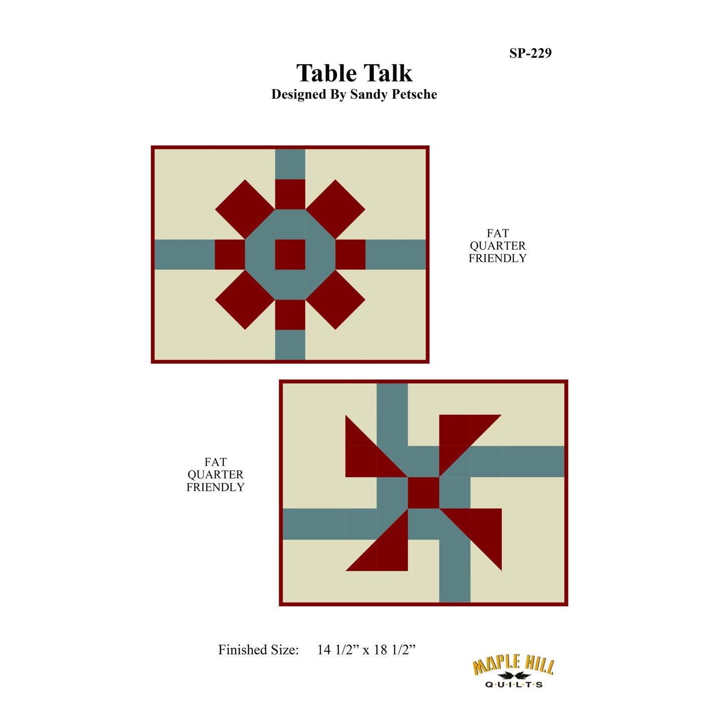Table Talk Placemats SP-229e - Downloadable Pattern