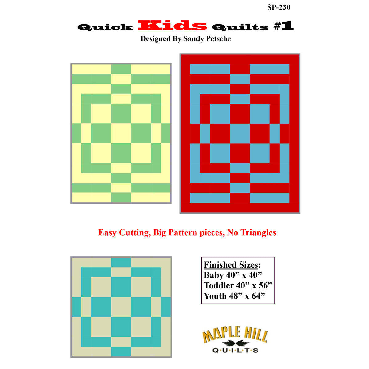 Quick Kids Quilts #1 SP-230e - Downloadable Pattern – QuiltWoman.com