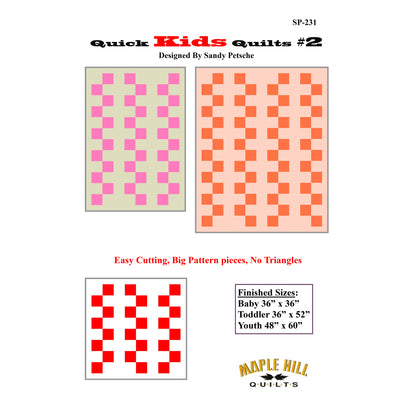 Quick Kids Quilts #2 SP-231e - Downloadable Pattern