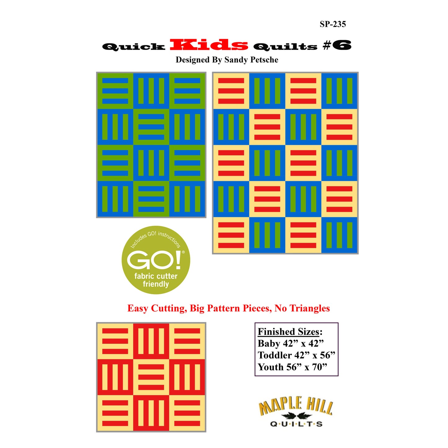 Quick Kids Quilts #6 Pattern SP-235 - Paper Pattern