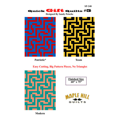 Quick Gift Quilts #5 Pattern SP-240w - Wholesale Product