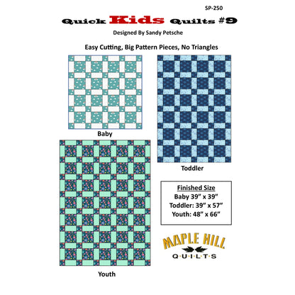Quick Kids Quilts #9 SP-250e - Downloadable Pattern