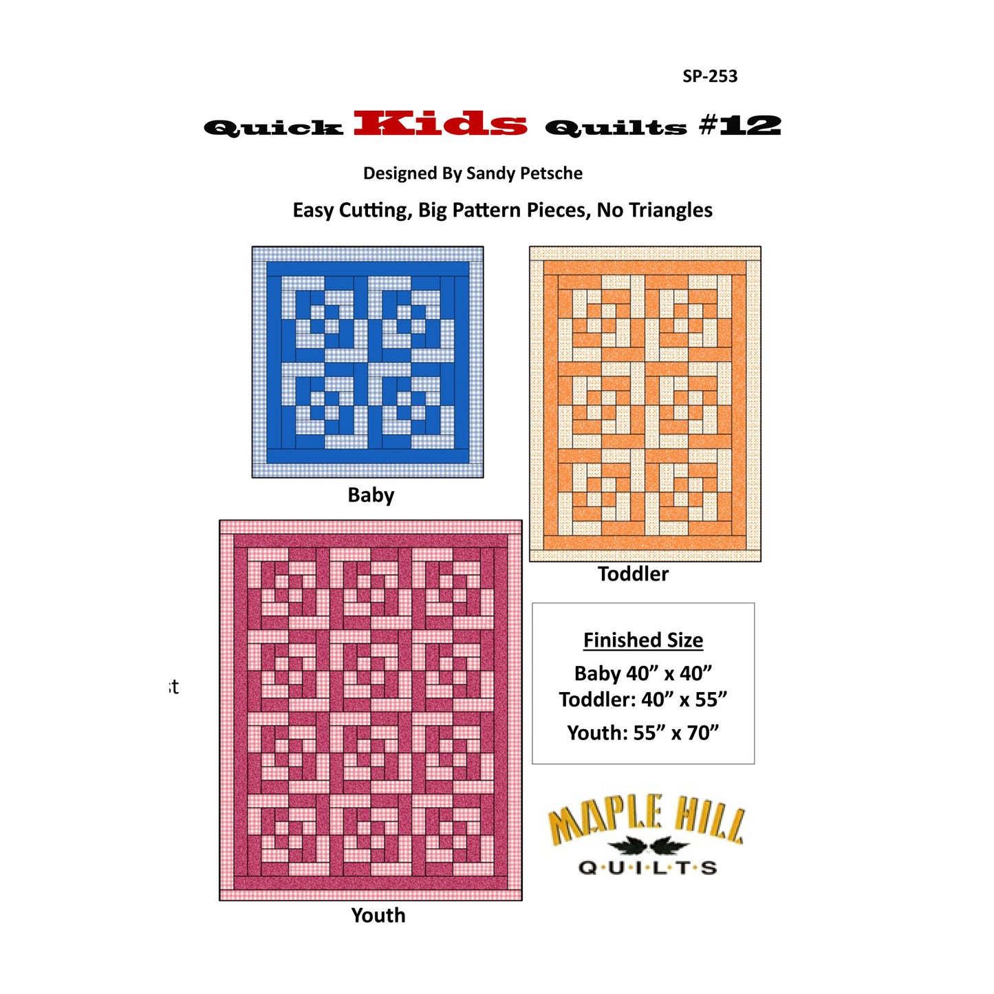 Quick Kids Quilts #12 SP-253e - Downloadable Pattern