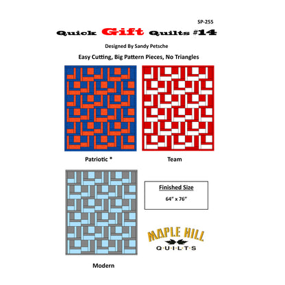 Quick Gift Quilts #14 Pattern SP-255 - Paper Pattern