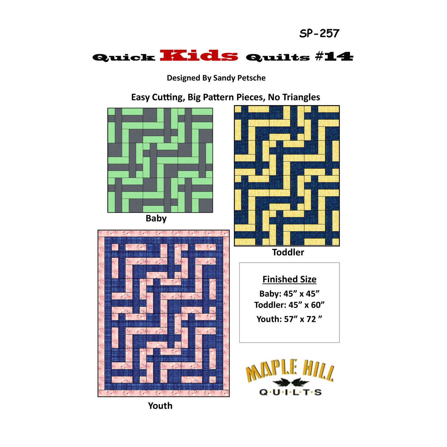 Quick Kids Quilts #14 SP-257e - Downloadable Pattern
