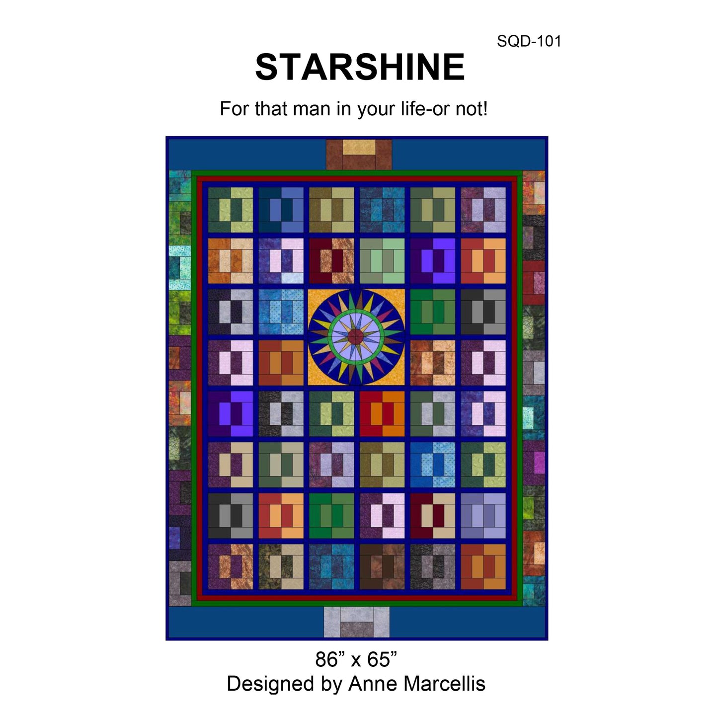 Starshine Quilt Pattern SQD-101 - Paper Pattern