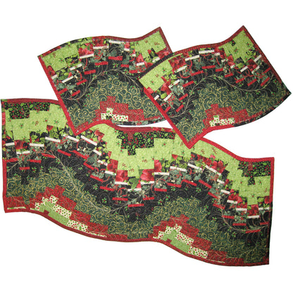 Swirling Table Runner Pattern SQD-102w - Wholesale Product