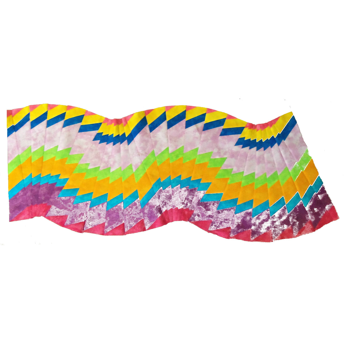 Swirling Table Runner on a Slant Pattern SQD-103 - Paper Pattern