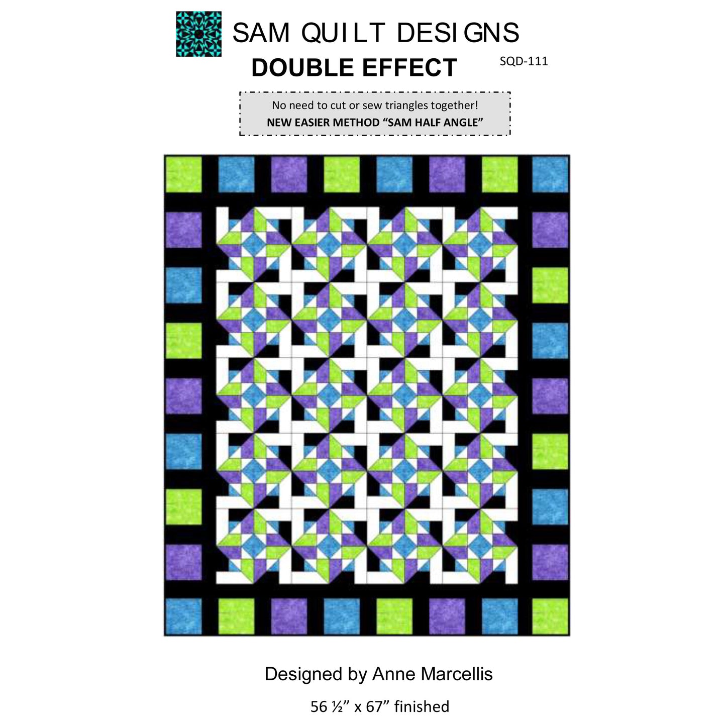 Double Effect Quilt SQD-111e - Downloadable Pattern