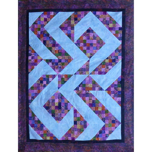 Simply Stitch & Split Quilt SS-103e - Downloadable Pattern