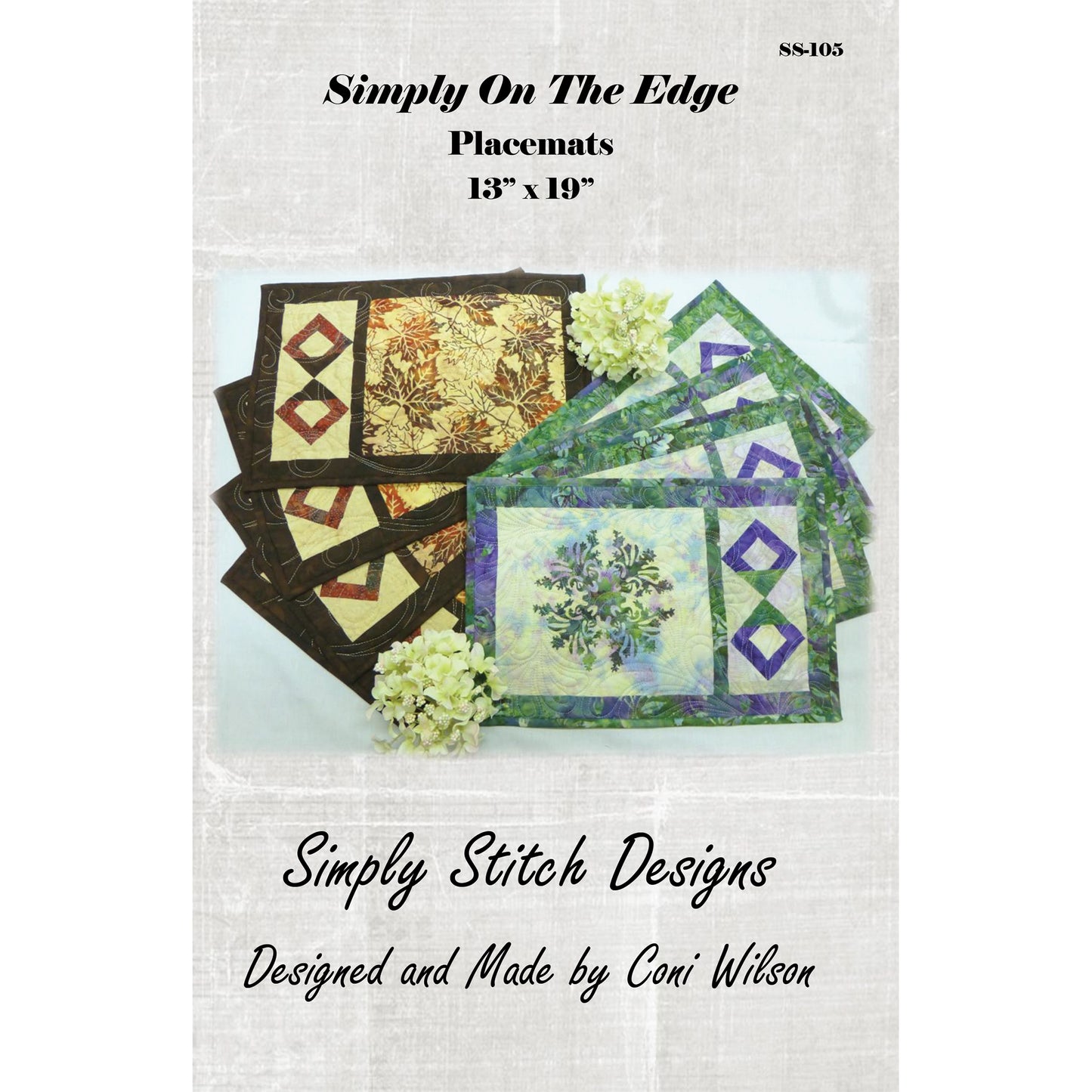 Simply On The Edge Placemats SS-105e - Downloadable Pattern