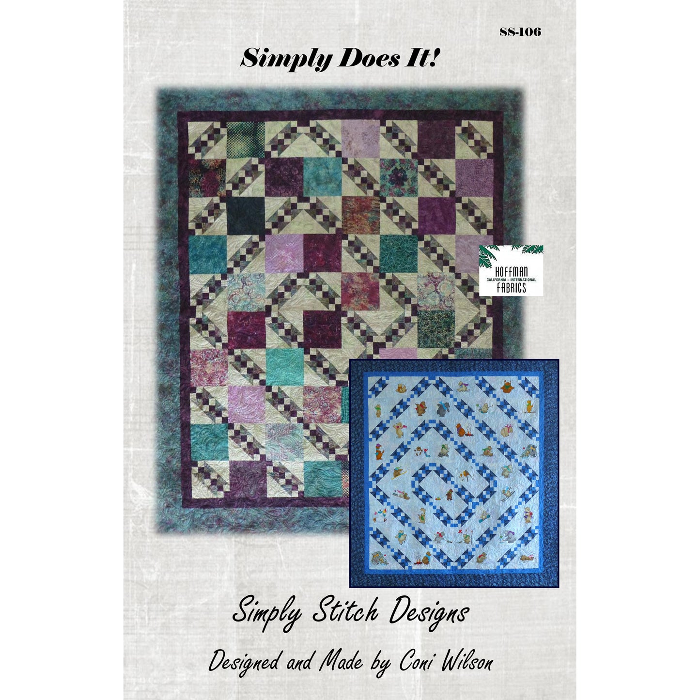 Simply Does It! Quilt Pattern SS-106 - Paper Pattern
