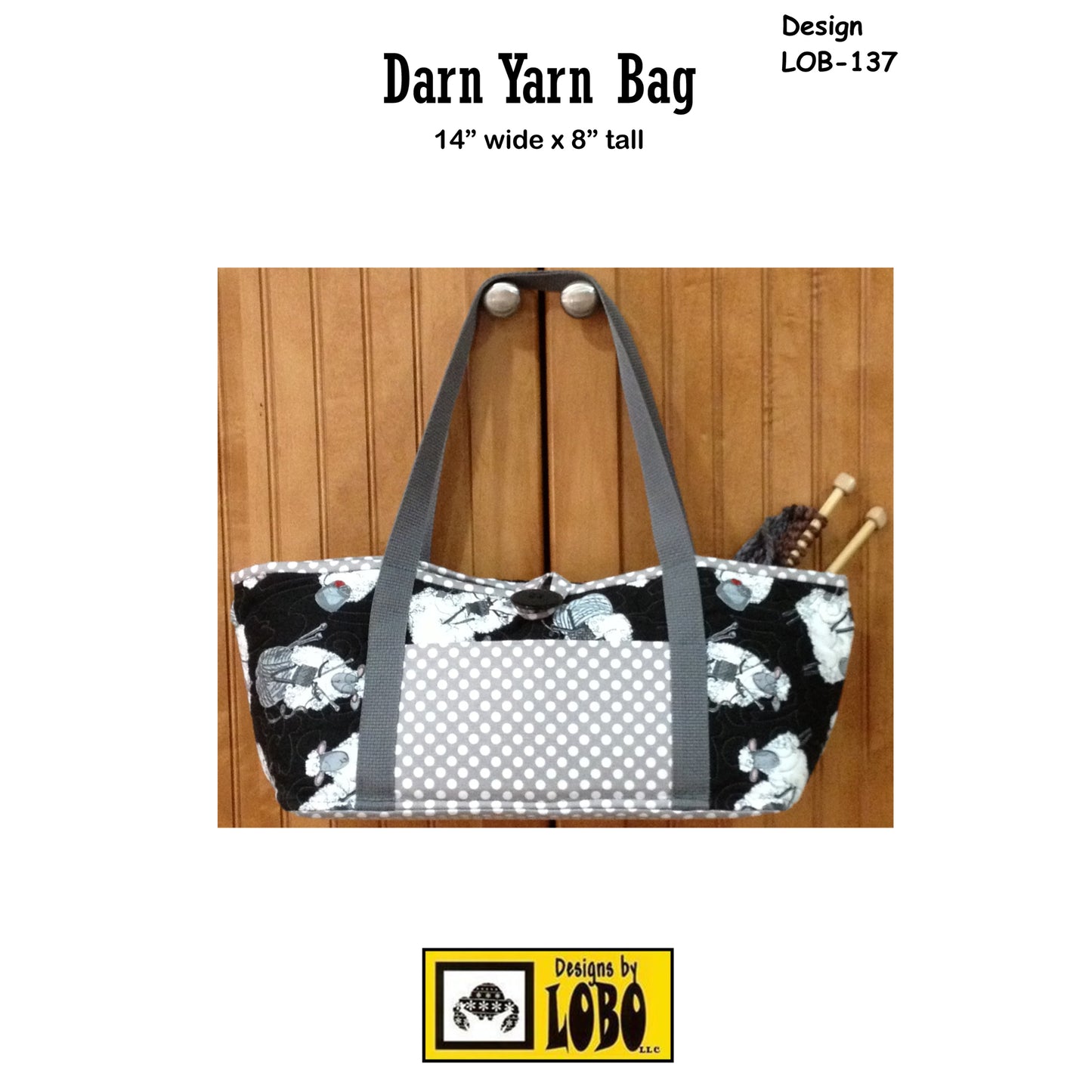 Darn Yarn Bag LOB-137e - Downloadable Pattern