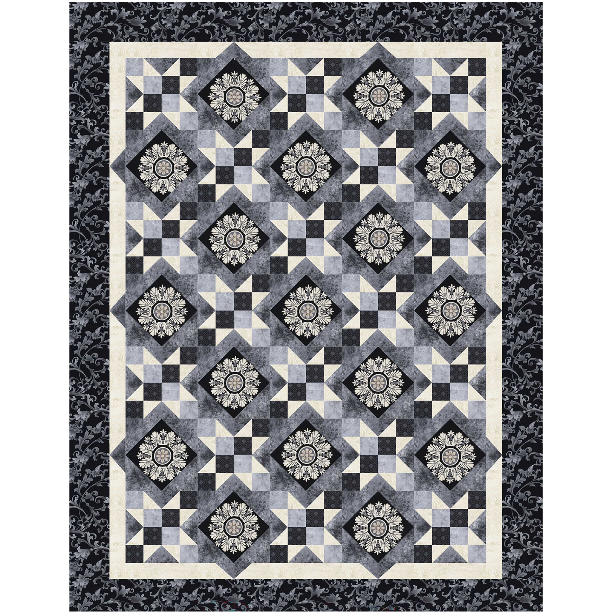 CUMLUS】 QUILT450 Royal Gems Quilt Pattern TL-04 (beginner