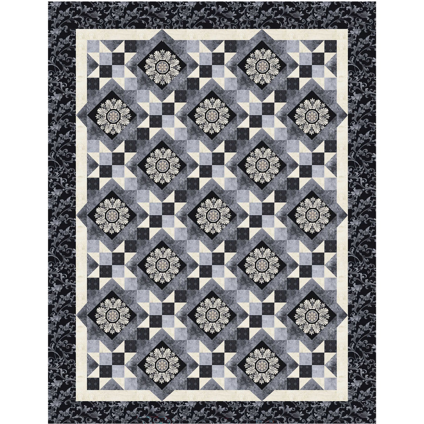 Royal Gems Quilt Pattern TL-04 - Paper Pattern