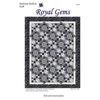 Royal Gems Quilt TL-04e - Downloadable Pattern