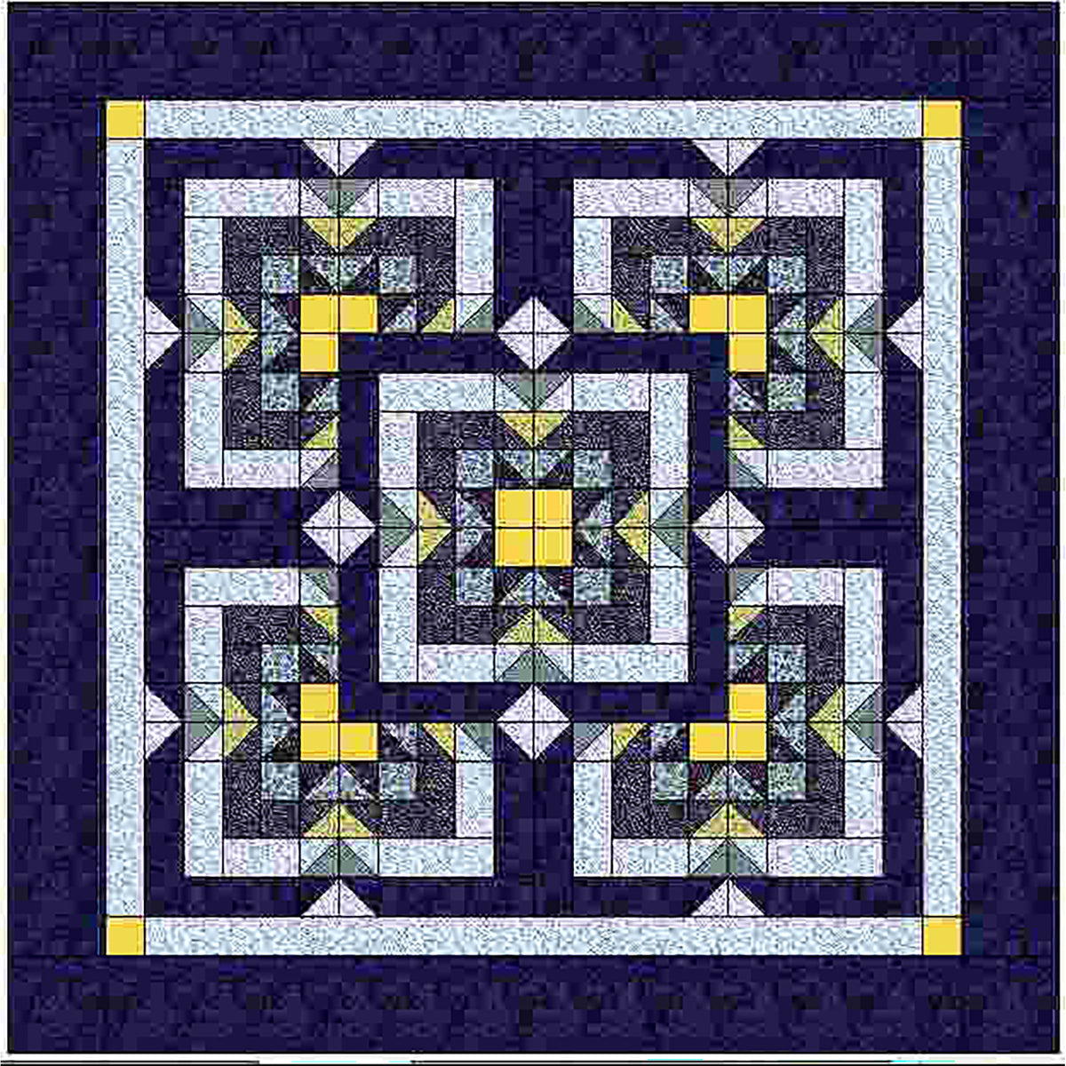 Mosaic Magic Quilt Pattern TL-09 (king, queen, double, twin, lap ...