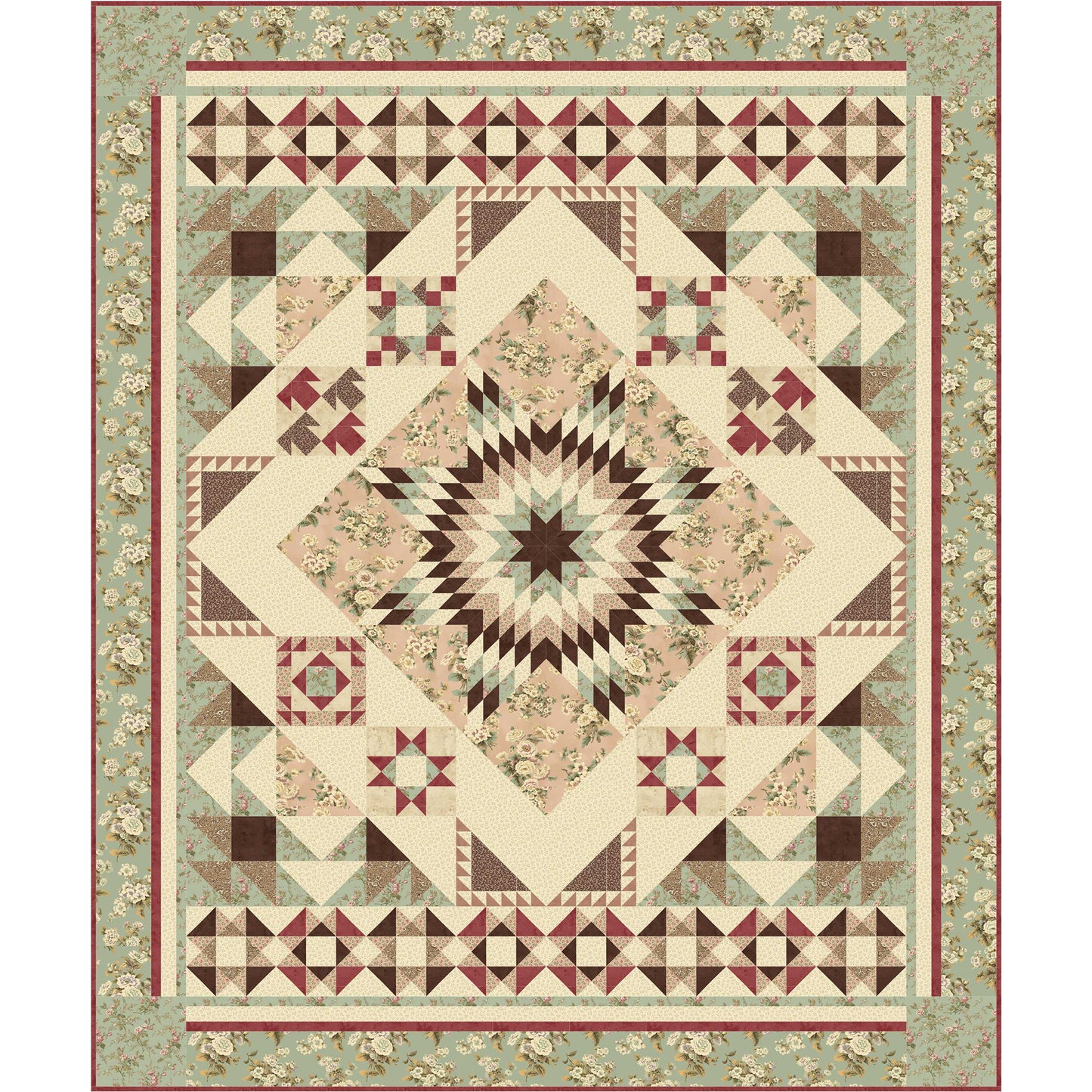 Lonestar Sampler Quilt Pattern TL-100 - Paper Pattern