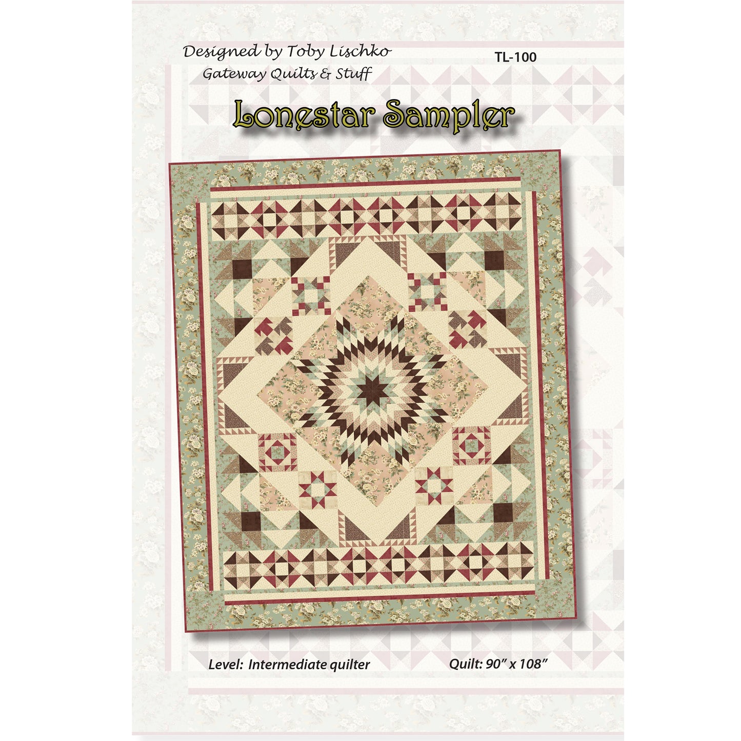 Lonestar Sampler Quilt Pattern TL-100 - Paper Pattern