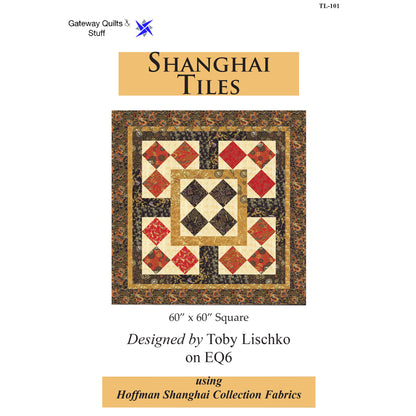 Shanghai Tiles Quilt Pattern TL-101 - Paper Pattern