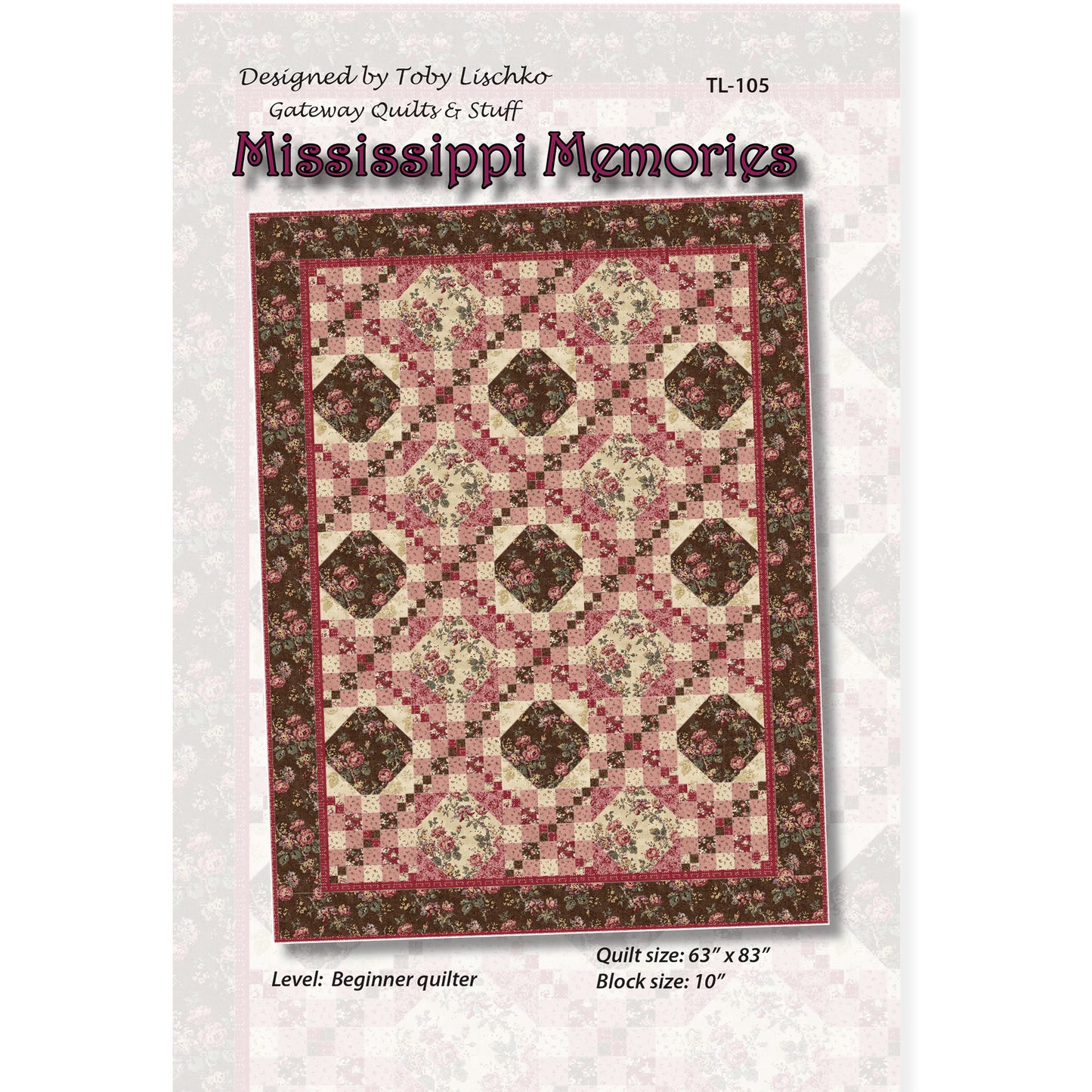 Mississippi Memories Quilt Pattern TL-105 - Paper Pattern