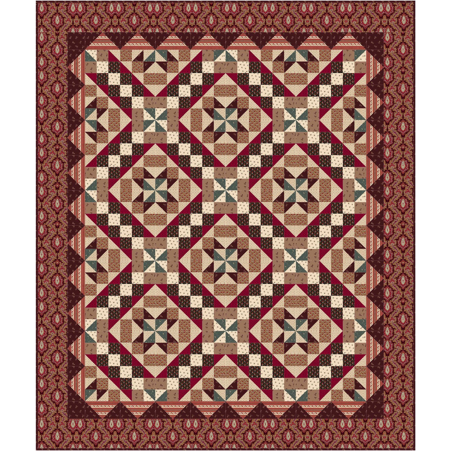 Jacob's Ladder Quilt Pattern TL-12 - Paper Pattern