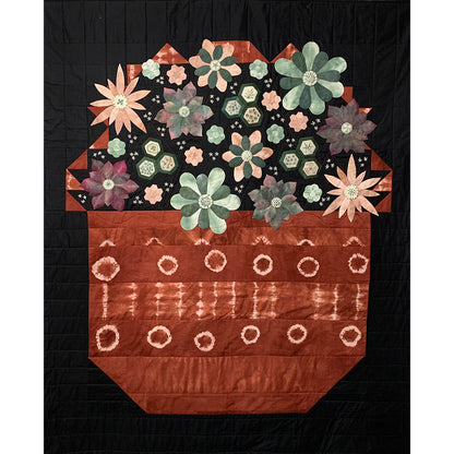 Red Sand Blossoms Quilt TP-105e - Downloadable Pattern