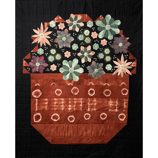 Red Sand Blossoms Quilt TP-105e - Downloadable Pattern