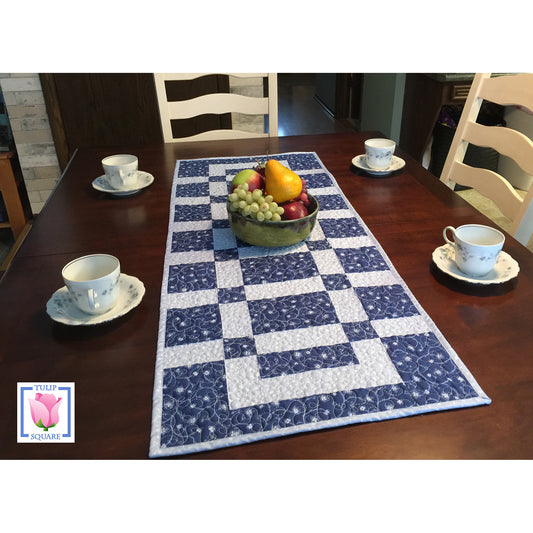 Sidewalks and Squares Table Runner Pattern TS-552 - Paper Pattern