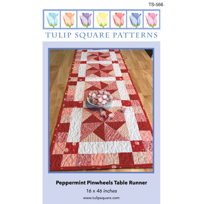 Peppermint Pinwheels Table Runner Pattern TS-566 - Paper Pattern