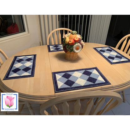 Dinner Diamonds Placemat Set TS-577e - Downloadable Pattern