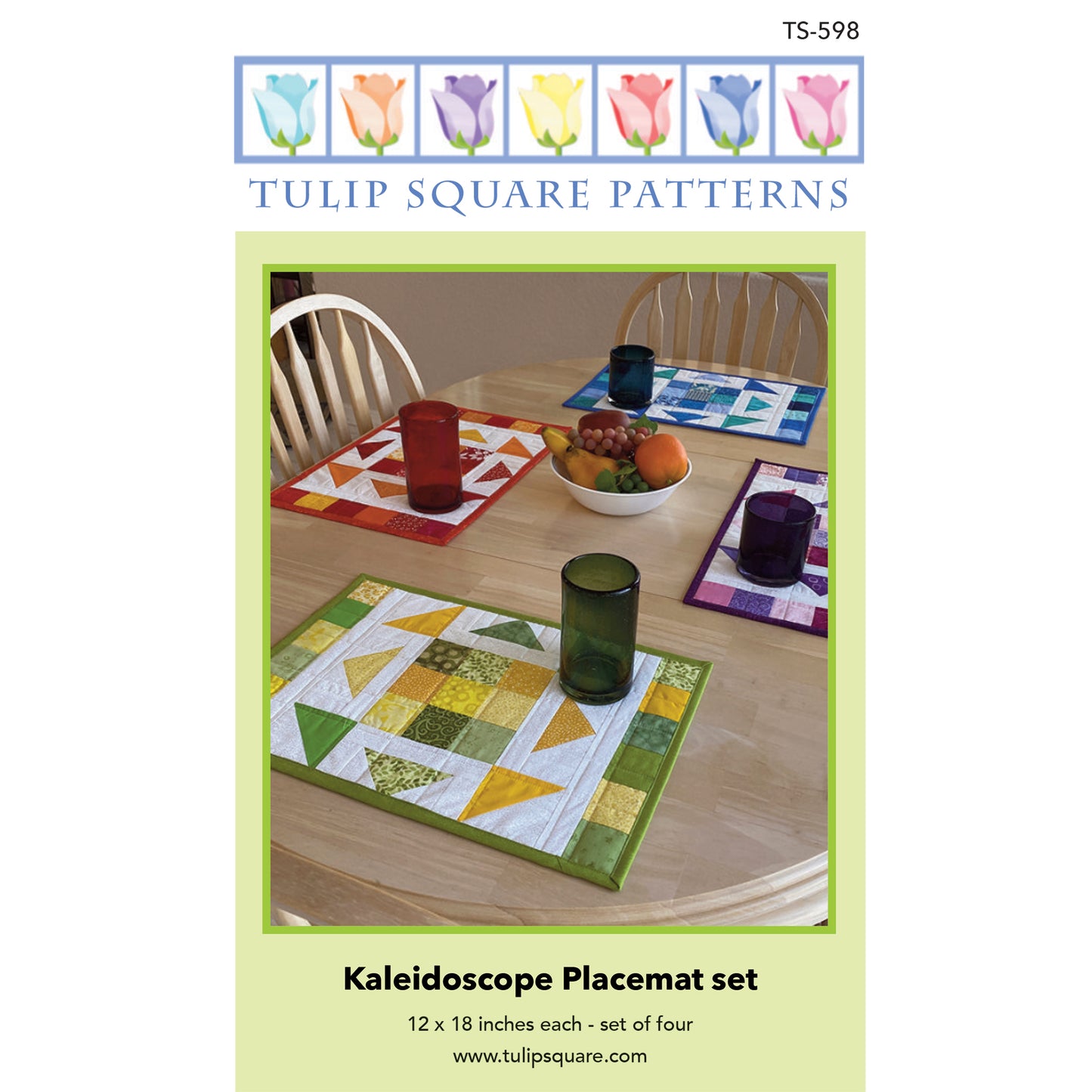 Kaleidoscope Placemats TS-598e - Downloadable Pattern