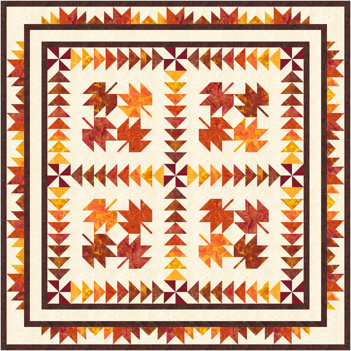 Autumn Breeze Quilt TTQ-117e - Downloadable Pattern – QuiltWoman.com