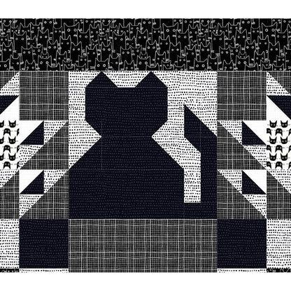 Kitty in the Middle Quilt Pattern TTQ-124 - Paper Pattern