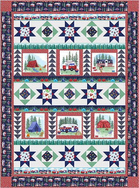 Under the Stars Quilt Pattern TTQ-342 - Paper Pattern