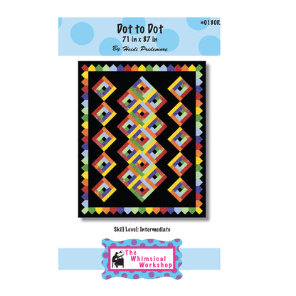 Cover image of pattern for Dot to Dot Quilt.