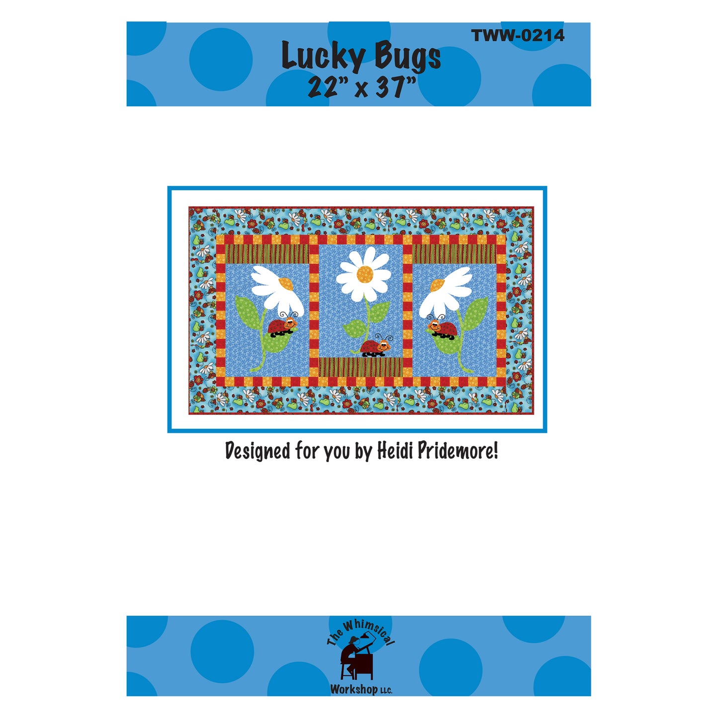 Lucky Bugs Quilt Pattern TWW-0214 - Paper Pattern