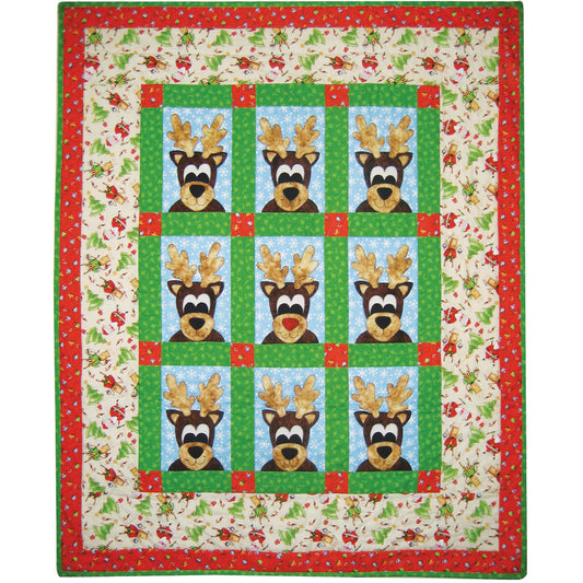 Reindeer Games Quilt Pattern TWW-0276 - Paper Pattern