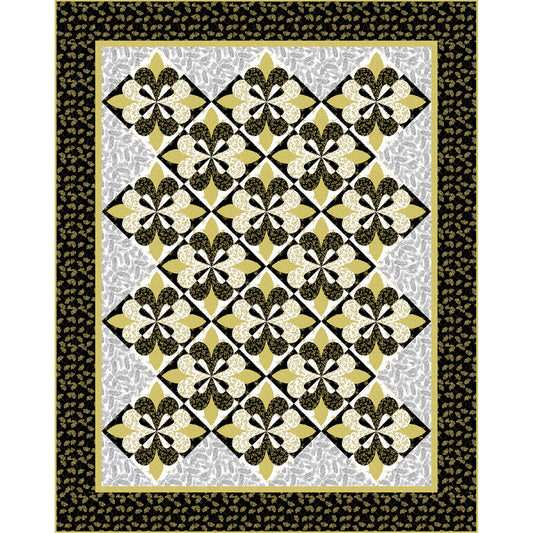 Modern Blooms Quilt TWW-0301Re - Downloadable Pattern