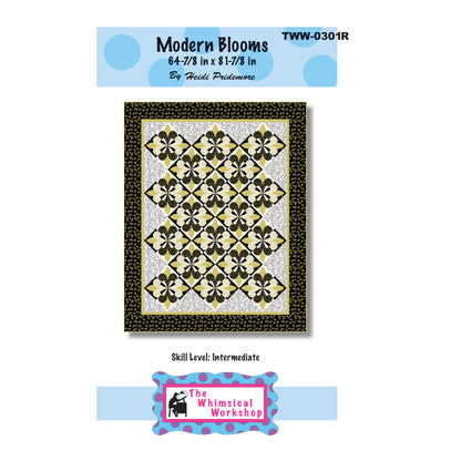 Modern Blooms Quilt TWW-0301Re - Downloadable Pattern