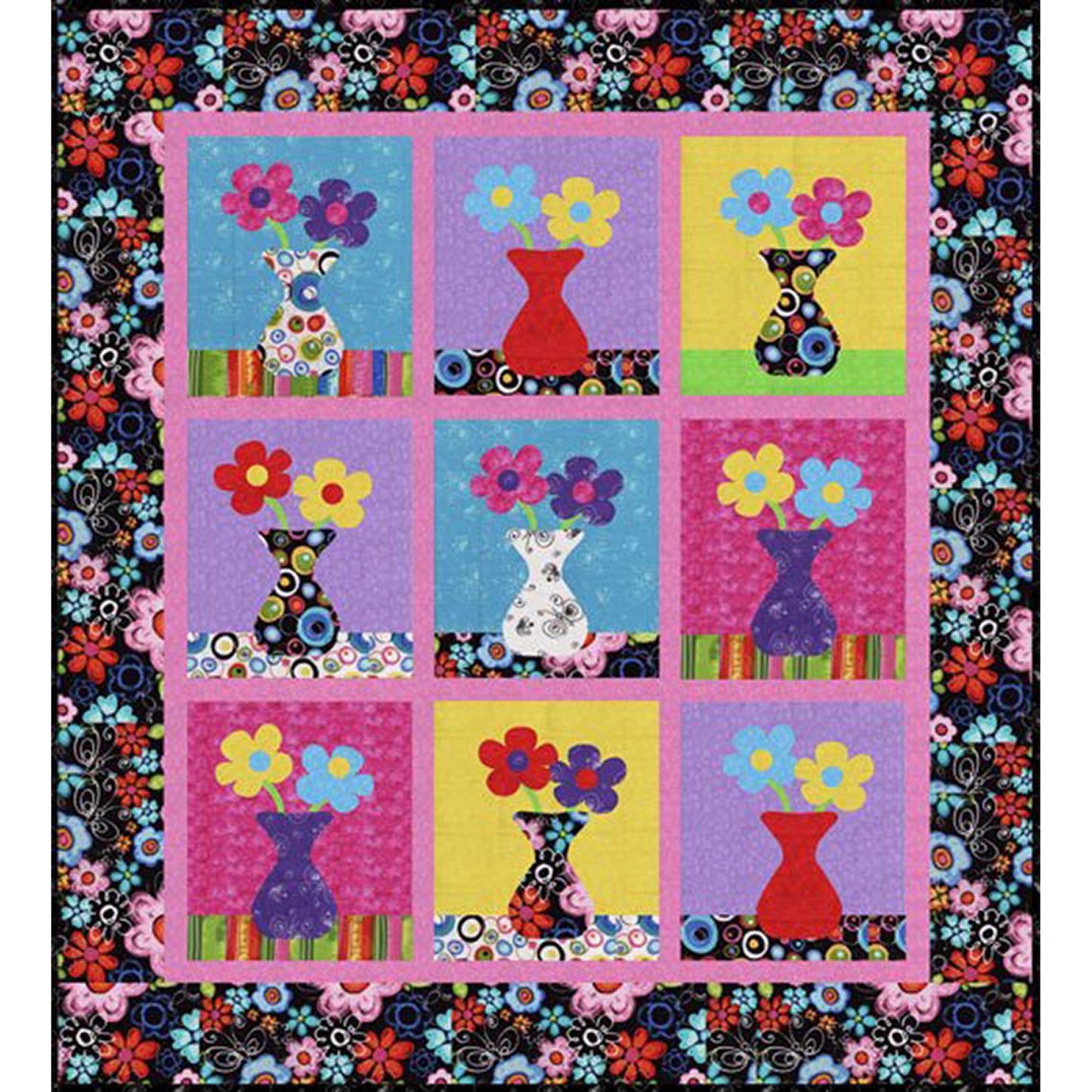 Big Blooms Quilt TWW-0305e - Downloadable Pattern