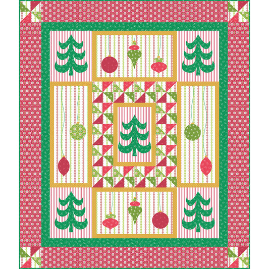 Deck the Halls Quilt Pattern TWW-0315 - Paper Pattern