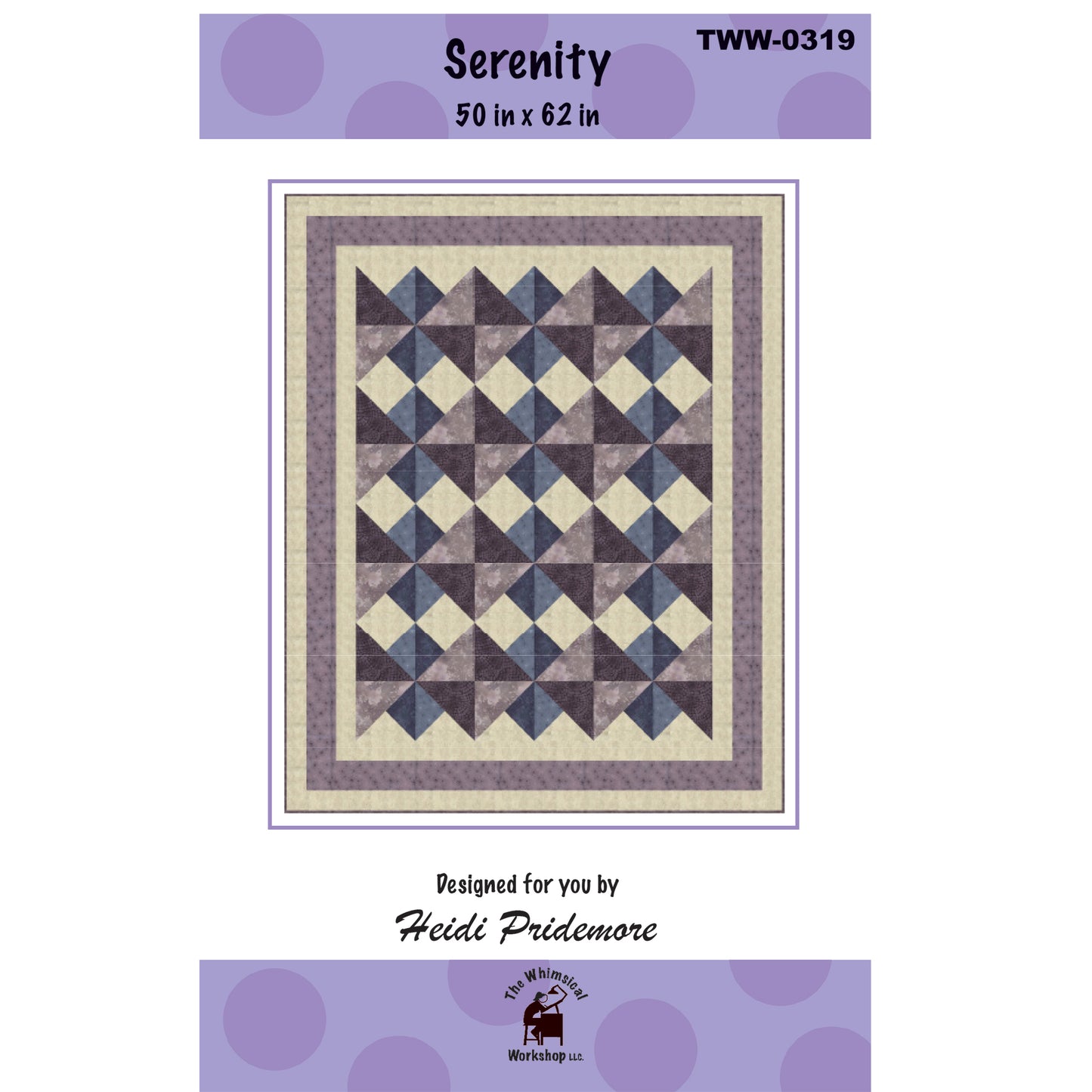 Serenity Quilt Pattern TWW-0319 - Paper Pattern