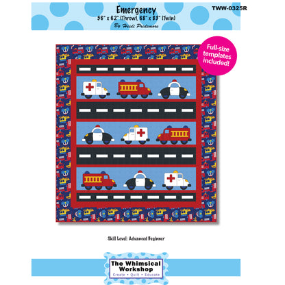 Cover image of pattern for Emergency Quilts.