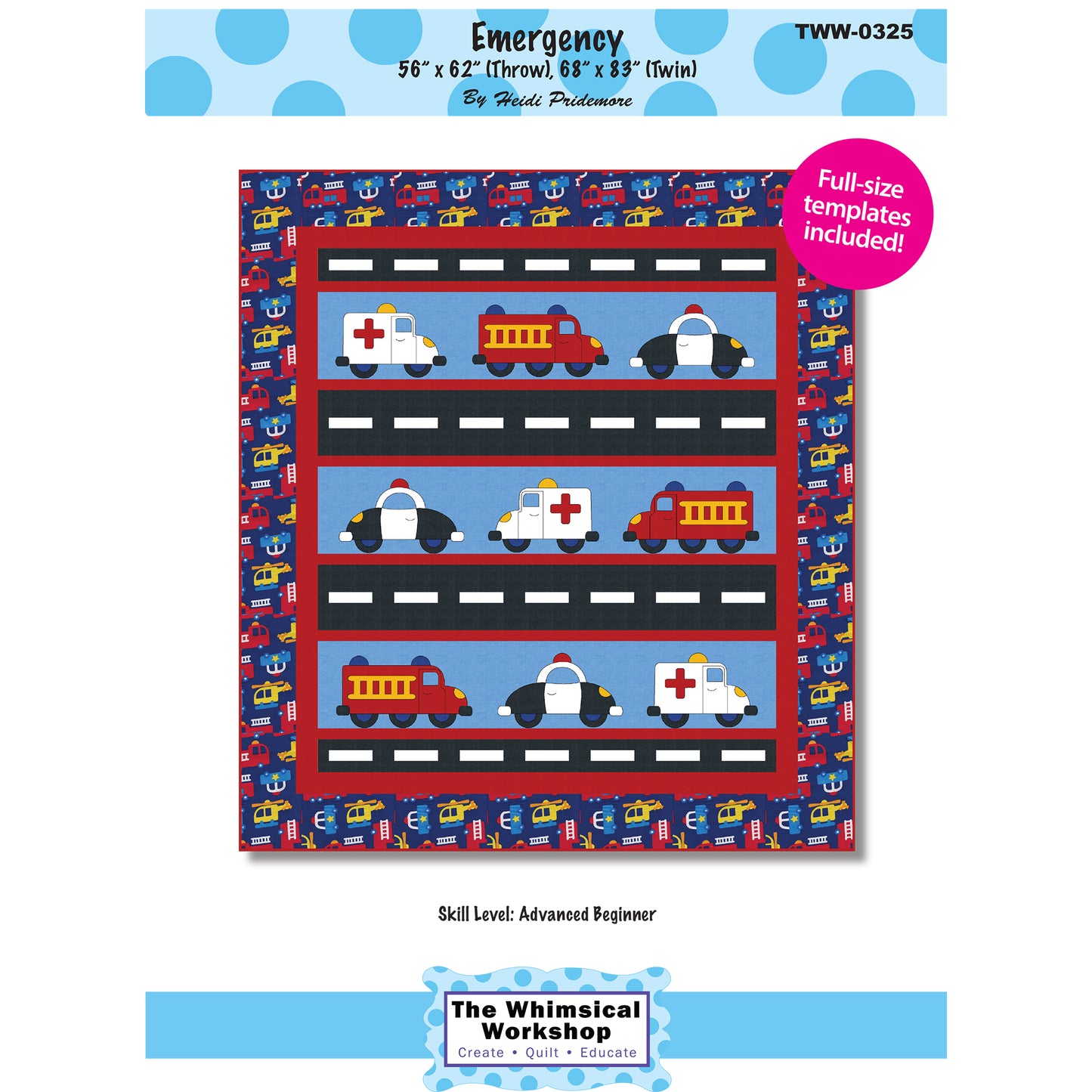 Cover image of pattern for Emergency Quilts.