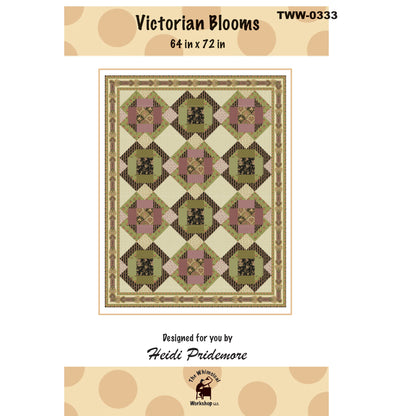 Victorian Blooms Quilt TWW-0333e - Downloadable Pattern